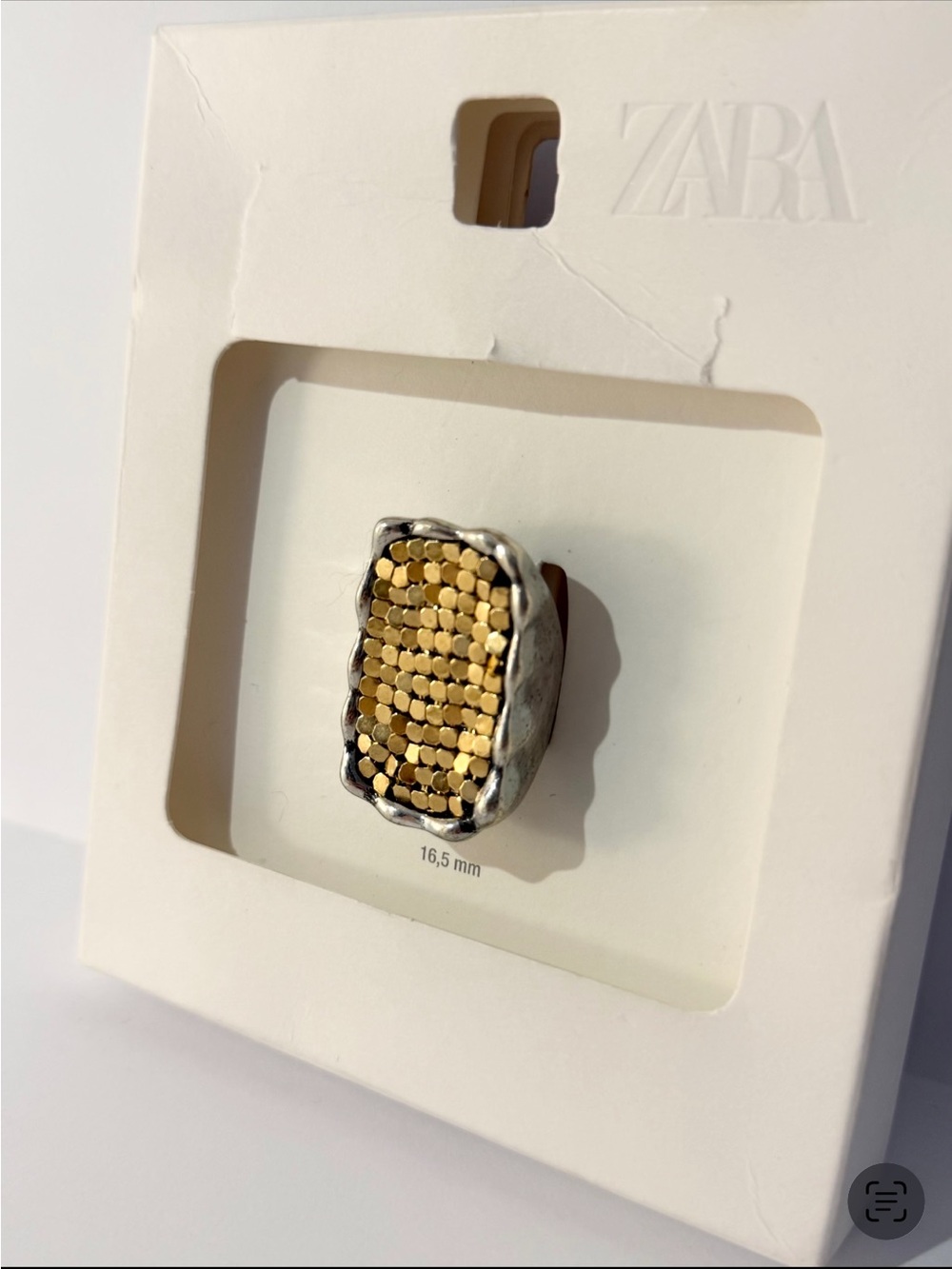 ZARA Combined rectangular ring - Picture 6 of 7